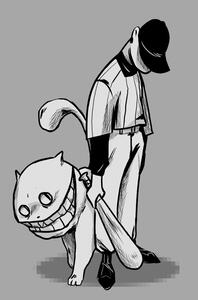 Uncolored, shaded sketch