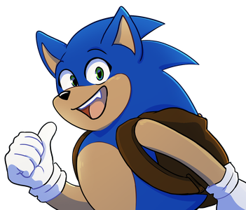 Colored, shaded half body