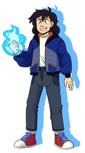 Colored, shaded fullbody